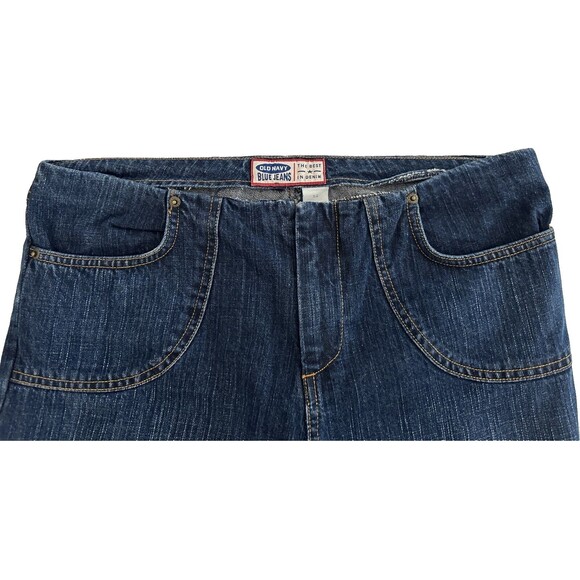 Old Navy Women's VTG Y2K No Waist Low Rise Straight Leg Jeans Size 12 - Rare! - Picture 5 of 6